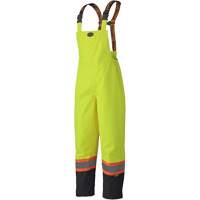 5405 Salopettes imperm&eacute;ables 300D Trilobal antid&eacute;chirure, Polyester, T-petit, Jaune lime haute visibilit&eacute; PB Rental Co. Ltd.