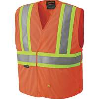 6914A Veste de s&eacute;curit&eacute; ignifug&eacute;e, Orange haute visibilit&eacute;, Moyen/Petit, Polyester PB Rental Co. Ltd.