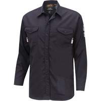 7742 FR-Tech&reg; Flame-Resistant Safety Shirt, Small, Navy Blue PB Rental Co. Ltd.