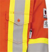 7743 FR-Tech&reg; Flame-Resistant Safety Shirt, Small, High Visibility Orange PB Rental Co. Ltd.