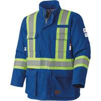5523 Flame-Resistant Safety Parka, Small, Royal Blue, 58 cal/cm² PB Rental Co. Ltd.