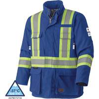 5523 Flame-Resistant Safety Parka, Small, Royal Blue, 58 cal/cm² PB Rental Co. Ltd.