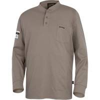 331 FR Interlock Henley Shirt, Small, Beige PB Rental Co. Ltd.