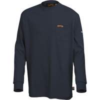 333 Flame-Resistant Long-Sleeved Shirt, Small, Navy Blue PB Rental Co. Ltd.