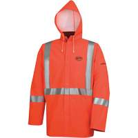 576J High-Visibility FR Rain Jacket, Small, High Visibility Orange PB Rental Co. Ltd.