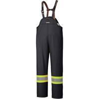 5895BK Flame-Resistant Waterproof Stretch Bib Pants, X-Small, Black PB Rental Co. Ltd.