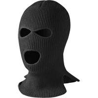 560-B 3-Hole Balaclava, Acrylic, Black PB Rental Co. Ltd.
