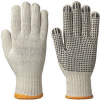 501 Knitted Dotted-Palm Gloves, Poly/Cotton, Medium PB Rental Co. Ltd.