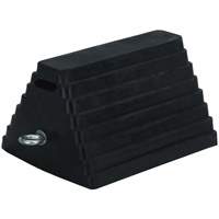 298 Double-Sided Wheel Chock, 6" x 8", Black PB Rental Co. Ltd.