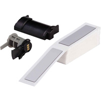 Raised Panel Labels, Polyester, 1" L x 4" H, White PB Rental Co. Ltd.