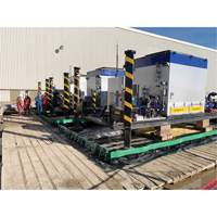 Ultimate Copolymer 2000 Ultra-Containment Berm&reg;, 179 US gal. Capacity, 4' W x 6' L x 12" H, Hinge Bracket PB Rental Co. Ltd.