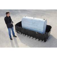 Conteneur de confinement flexible sans drain Ultra-275 Containment Sump, 102" lo x 48" la, 400 gal. US Capacit&eacute; PB Rental Co. Ltd.