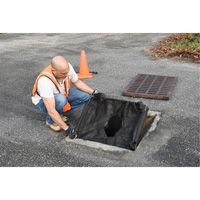 Bac de r&eacute;tention carr&eacute; Ultra-Drain Guard avec orifice de trop-plein, Huile & s&eacute;diments, 16" - 28" lo x 20" - 36" la PB Rental Co. Ltd.