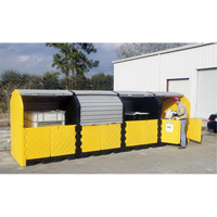 P16 Plus Ultra-Hard Top Spill Pallets sans drain, 250" lo x 79" la x 62" h, Capacit&eacute; de charge 9000 lb PB Rental Co. Ltd.