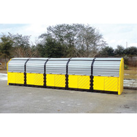 P20 Plus Ultra-Hard Top Spill Pallets sans drain, 312" lo x 79" la x 62" h, Capacit&eacute; de charge 9000 lb PB Rental Co. Ltd.