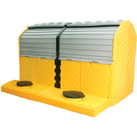 Trousse dextension sans drain pour Ultra-Hard Top Spill Pallets, 64" lo x 79" la x 62" h, Capacit&eacute; de charge 9000 lb PB Rental Co. Ltd.
