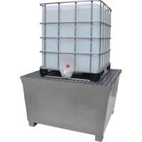 Ultra-IBC Spill Pallet en acier, Capacit&eacute; de d&eacute;versement 370 gal. US, 57,6" x 34,7" x 56,9" PB Rental Co. Ltd.
