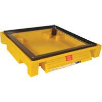 Single Drum Ultra-Safety Cabinet Bladder System, 37,8" lo x 37,8" la x 6,3" h, Capacit&eacute; de charge 1500 lb PB Rental Co. Ltd.