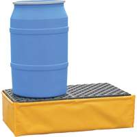 Ultra-Spill Pallet flexible, 2 barils, Capacit&eacute; de d&eacute;versement 66 gal. US, 48" x 24" x 14" PB Rental Co. Ltd.