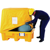 2-Drum Spill Pallet Pullover Cover PB Rental Co. Ltd.