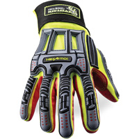 Gants r&eacute;sistants aux coupures Rig Lizard 2028X, 6/T-petit, Paume en Synth&eacute;tique/PEHP, Poignet &eacute;lastique/Boucle et crochet PB Rental Co. Ltd.