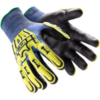 Gants r&eacute;sistants aux chocs Helix 3016, 7/Petit, Paume en PEHP, Poignet &eacute;lastique/Poignet en tricot PB Rental Co. Ltd.