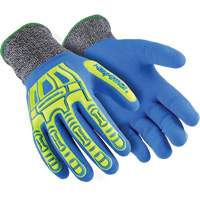 Gants r&eacute;sistants aux coupures Rig Lizard Fluid 7102, Taille 5/2T-petit, Calibre 13, Rev&ecirc;tement Nitrile, Enveloppe en Fibre de verre/PEHP, ASTM ANSI niveau A4 PB Rental Co. Ltd.
