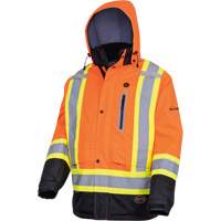 5407 Waterproof Insulated Heated Safety Jacket, Men's, Small, High-Visibility Orange PB Rental Co. Ltd.