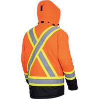 5407 Waterproof Insulated Heated Safety Jacket, Men's, Small, High-Visibility Orange PB Rental Co. Ltd.