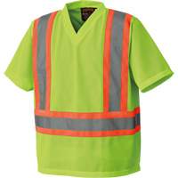 5993P Mesh Safety T-Shirt, Polyester, Small, High Visibility Lime-Yellow PB Rental Co. Ltd.