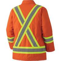 5537A Quilted Duck Safety Parka, High Visibility Orange, Small PB Rental Co. Ltd.