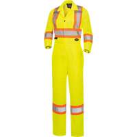 5999AW Women's High-Visibility Traffic Safety Coveralls, X-Small, High Visibility Lime-Yellow PB Rental Co. Ltd.
