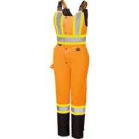 5040BBW Combinaison de s&eacute;curit&eacute; imperm&eacute;able haute visibilit&eacute; pour femmes, Polyester, T-petit, Noir/Orange haute visibilit&eacute; PB Rental Co. Ltd.