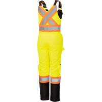 5041BBW Combinaison de s&eacute;curit&eacute; imperm&eacute;able haute visibilit&eacute; pour femmes, Polyester, T-petit, Noir/Jaune lime haute visibilit&eacute; PB Rental Co. Ltd.