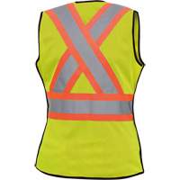 489 Veste de s&eacute;curit&eacute; d&eacute;tachable haute visibilit&eacute;, Jaune lime haute visibilit&eacute;, T-petit, Polyester PB Rental Co. Ltd.