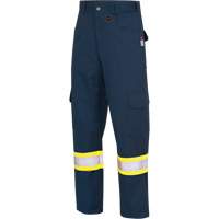 7764 Pantalons de s&eacute;curit&eacute; ignifuges et r&eacute;sistants aux arcs &eacute;lectriques &agrave; haute visibilit&eacute; 88/12 FR-Tech, 30, x 32, Bleu marin PB Rental Co. Ltd.