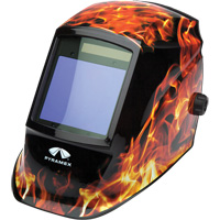 Leadhead&reg; Auto Darkening Welding Helmet, 3.8" L x 3.4" W View Area, 9 - 13 Shade Range PB Rental Co. Ltd.