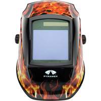 Leadhead&reg; Auto Darkening Welding Helmet, 3.8" L x 3.4" W View Area, 9 - 13 Shade Range PB Rental Co. Ltd.