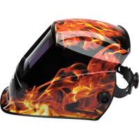 Leadhead&reg; Auto Darkening Welding Helmet, 3.8" L x 3.4" W View Area, 9 - 13 Shade Range PB Rental Co. Ltd.