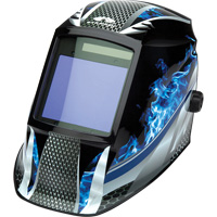 Leadhead&reg; Auto Darkening Welding Helmet, 3.8" L x 3.4" W View Area, 9 - 13 Shade Range PB Rental Co. Ltd.