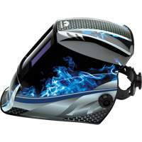 Leadhead&reg; Auto Darkening Welding Helmet, 3.8" L x 3.4" W View Area, 9 - 13 Shade Range PB Rental Co. Ltd.