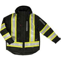 Ripstop 4-in-1 Safety Jacket, Polyester, Black, X-Small PB Rental Co. Ltd.