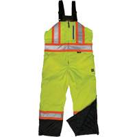 Salopette de s&eacute;curit&eacute; isolante en tissu ind&eacute;chirable, Polyester, T-petit, Jaune lime haute visibilit&eacute; PB Rental Co. Ltd.
