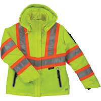 Womens Insulated Flex Safety Jacket, Polyester, High Visibility Lime-Yellow, X-Small PB Rental Co. Ltd.
