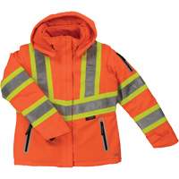 Womens Insulated Flex Safety Jacket, Polyester, High Visibility Orange, X-Small PB Rental Co. Ltd.