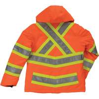 Womens Insulated Flex Safety Jacket, Polyester, High Visibility Orange, X-Small PB Rental Co. Ltd.