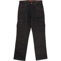 Pantalon de travail WP100, Coton/Spandex, Noir, Taille 0, Entrejambe 30 PB Rental Co. Ltd.