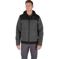 Veste chauffante M12 QuietShell avec pile, Hommes, 2T-Grand, Gris PB Rental Co. Ltd.