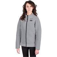 Manteau chauffant M12 Axis avec pile, Femmes, Grand, Gris PB Rental Co. Ltd.