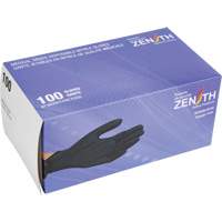 Gants d'examen de poids lourd &agrave; prise tactile, Petit, Nitrile, 8 mils, Sans poudre, Noir PB Rental Co. Ltd.